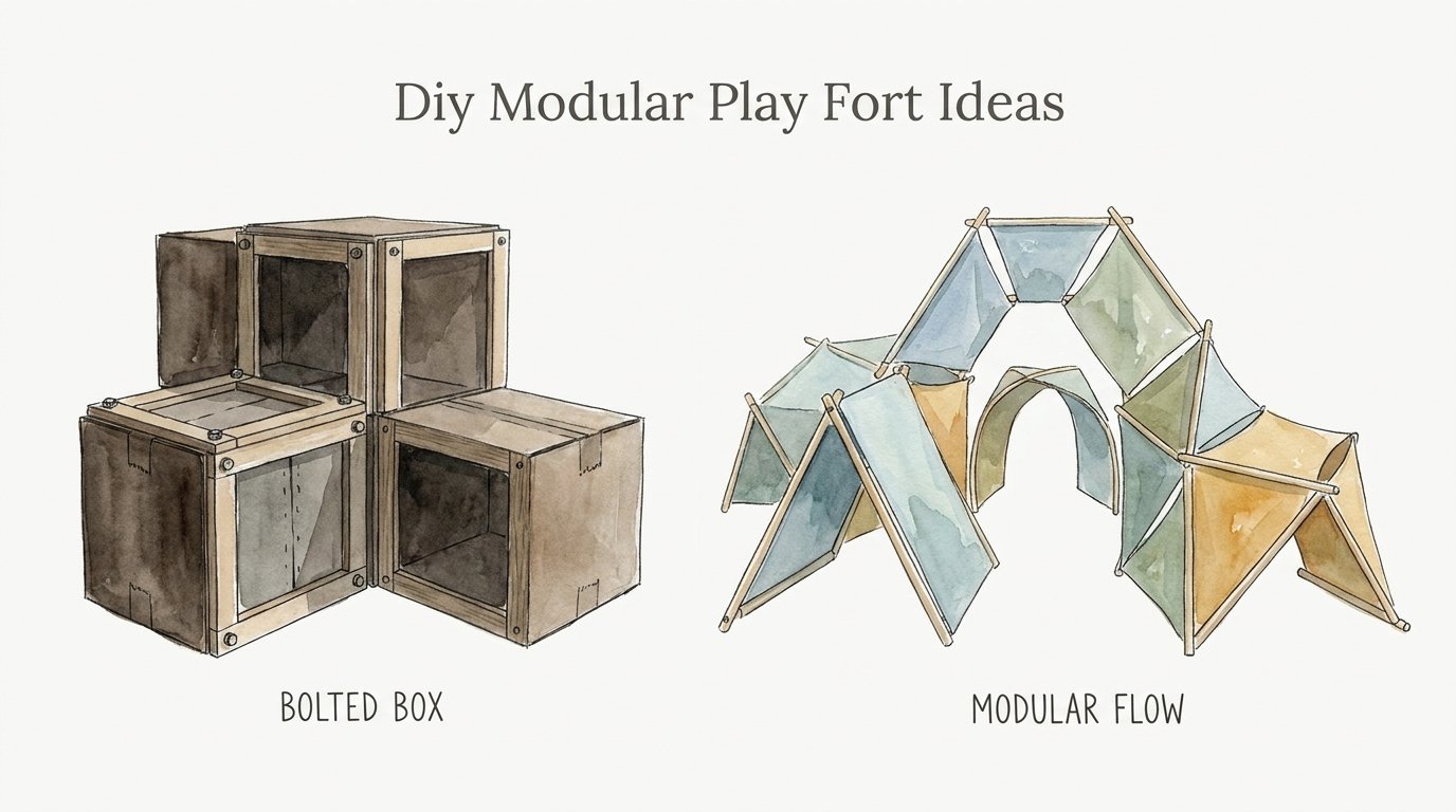 Diy Modular Play Fort Ideas