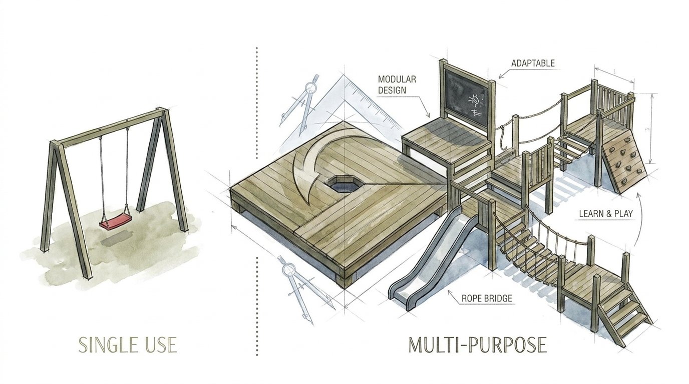 Diy Multi-functional Playground Platforms