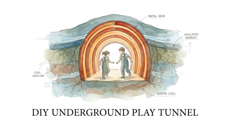 Diy Underground Play Tunnel