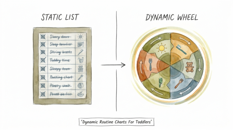 Dynamic Routine Charts For Toddlers