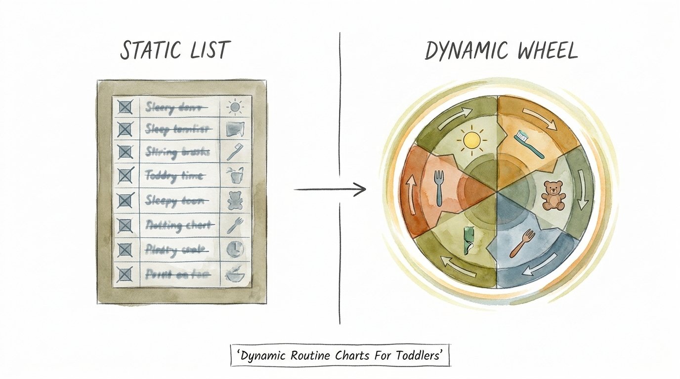 Dynamic Routine Charts For Toddlers