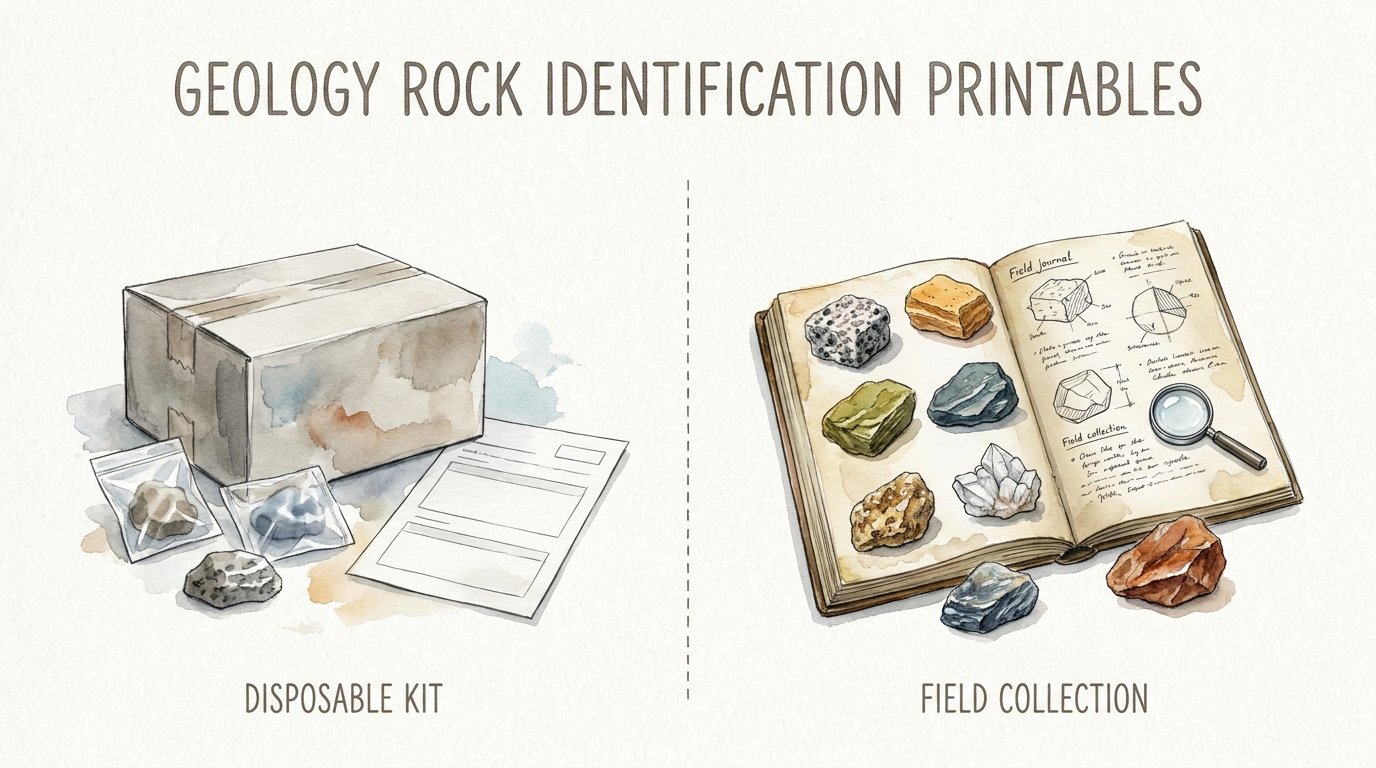 Geology Rock Identification Printables