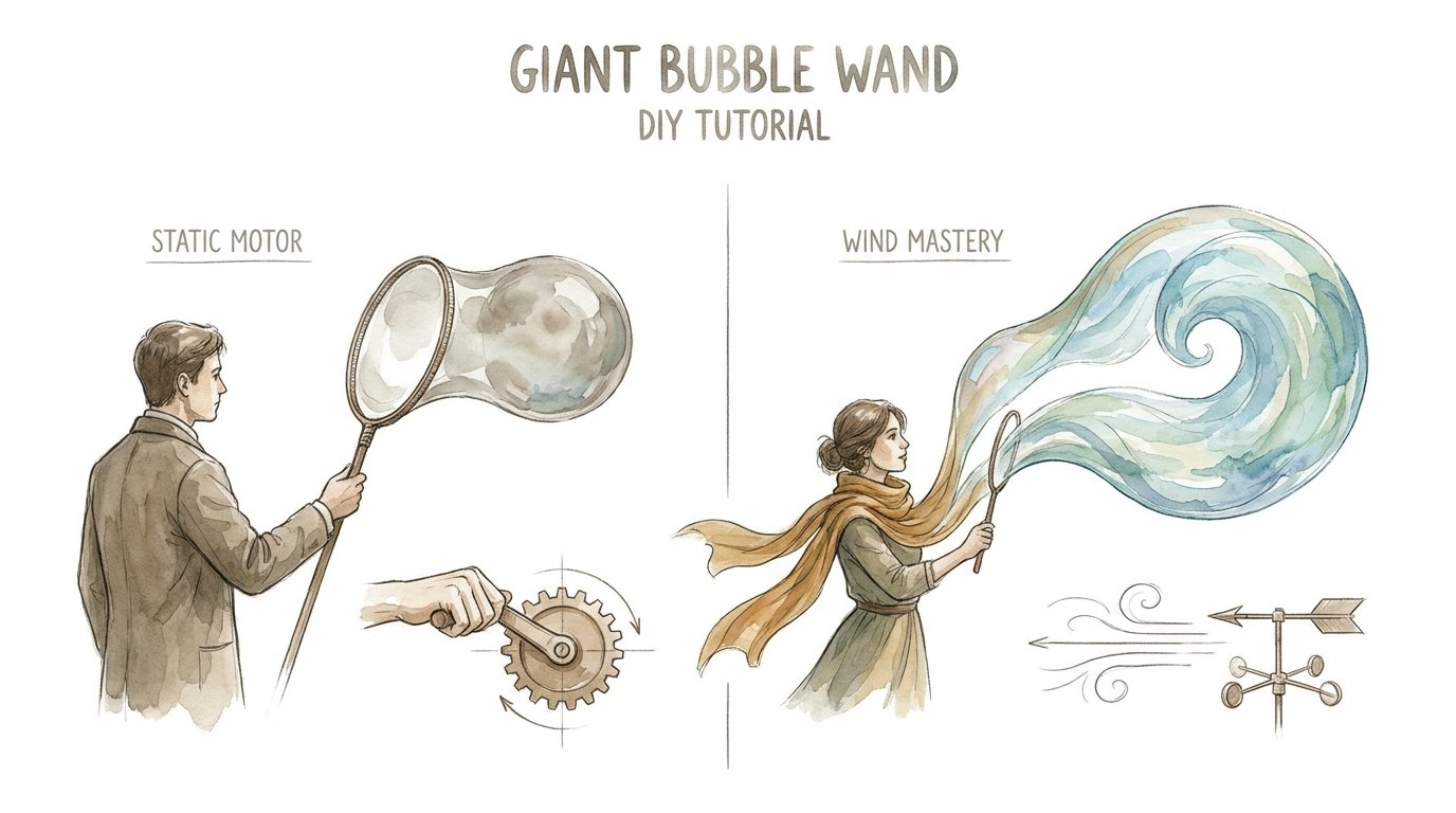 Giant Bubble Wand Diy Tutorial
