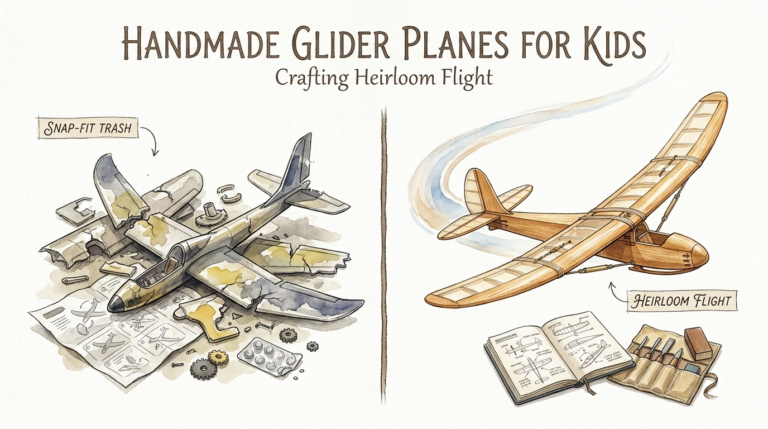 Handmade Glider Planes For Kids