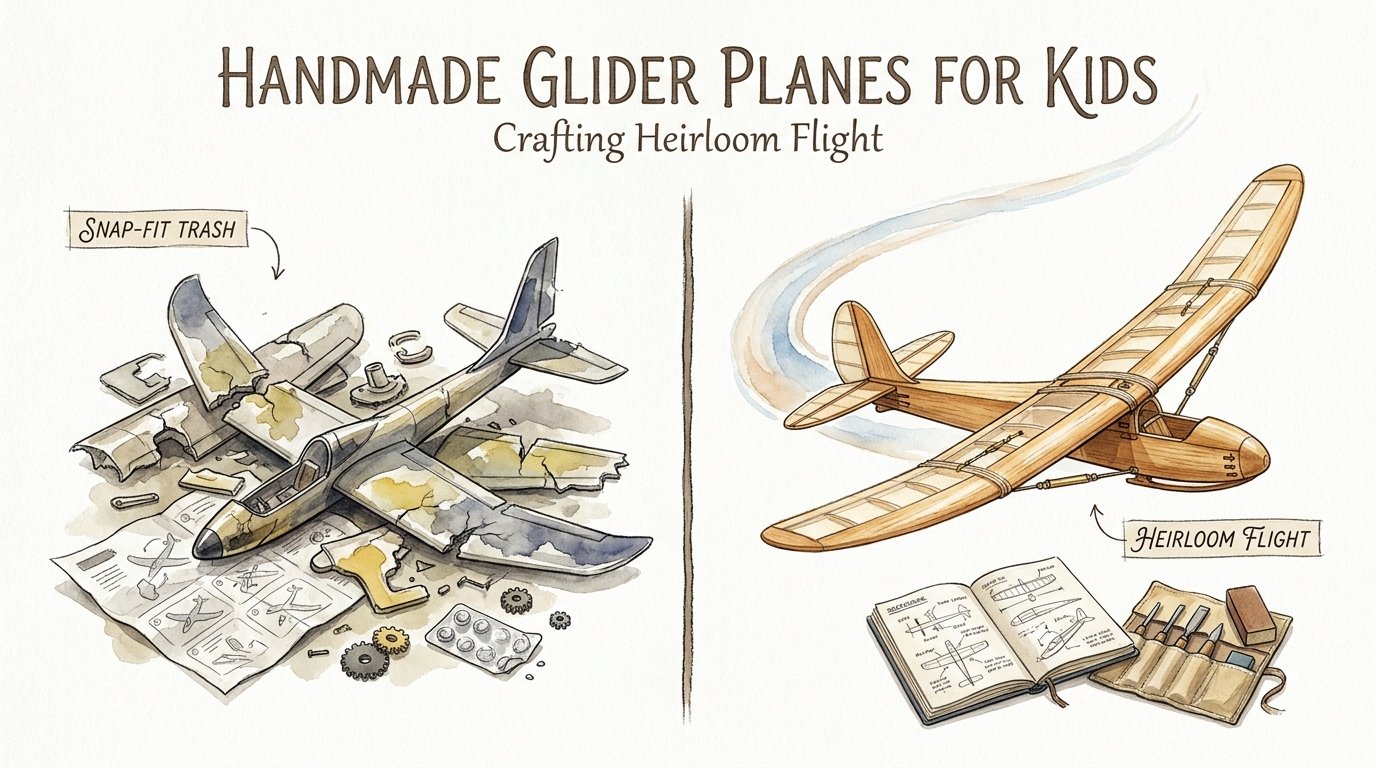 Handmade Glider Planes For Kids