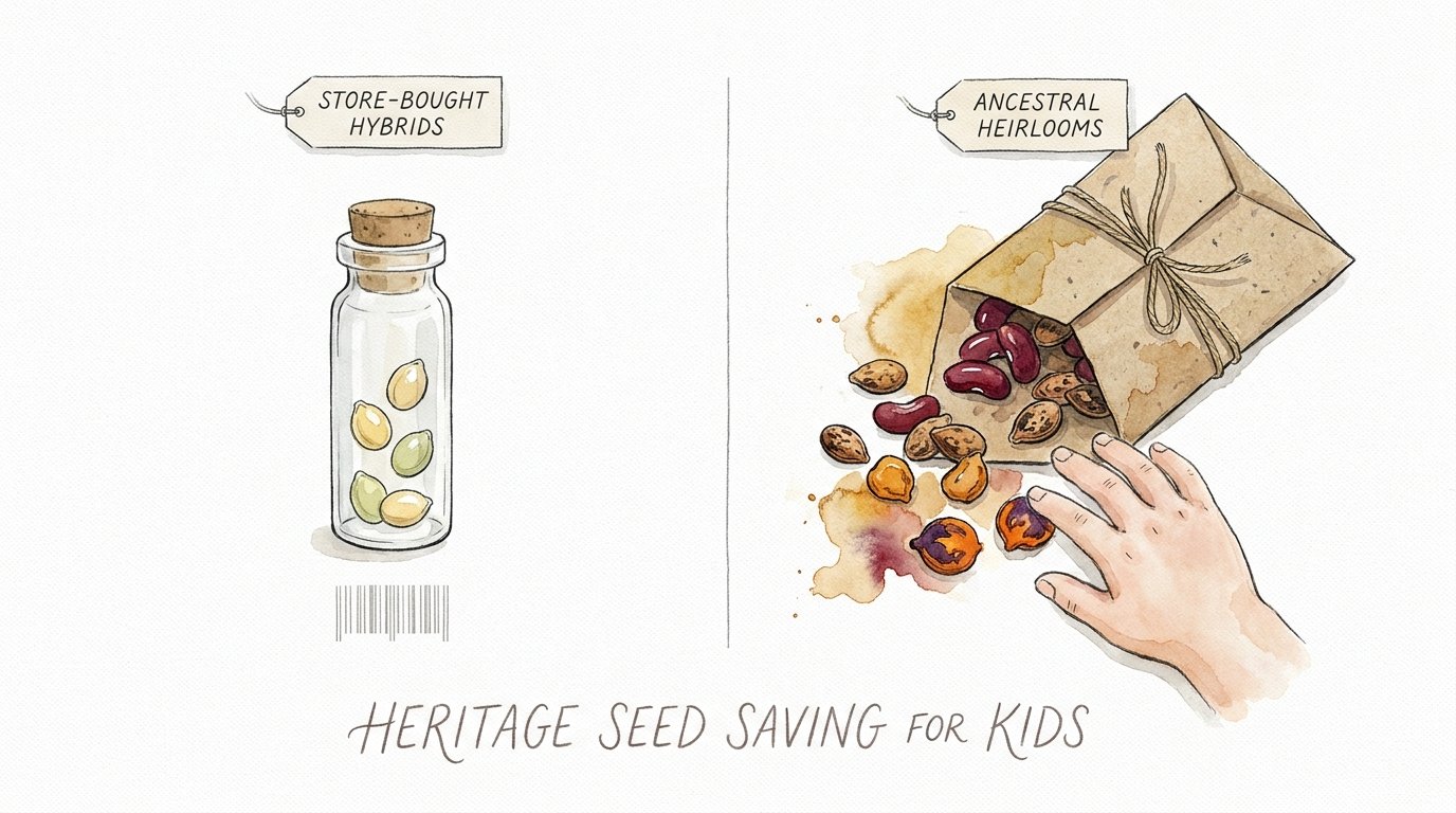 Heritage Seed Saving For Kids
