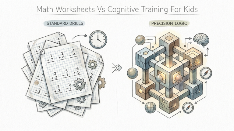 Math Worksheets Vs Cognitive Training For Kids