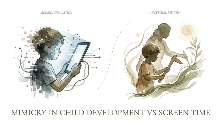 Mimicry In Child Development Vs Screen Time
