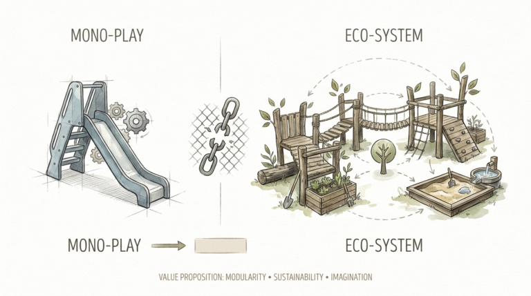 Multi-functional Diy Playground Design