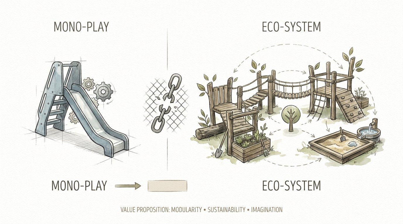 Multi-functional Diy Playground Design