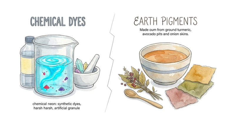 Natural Dyeing With Kitchen Scraps