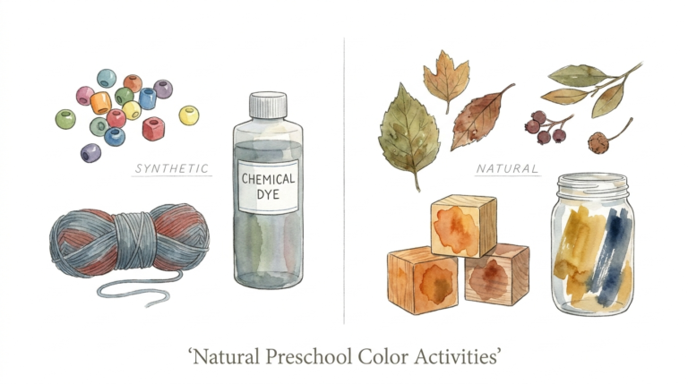 Natural Preschool Color Activities