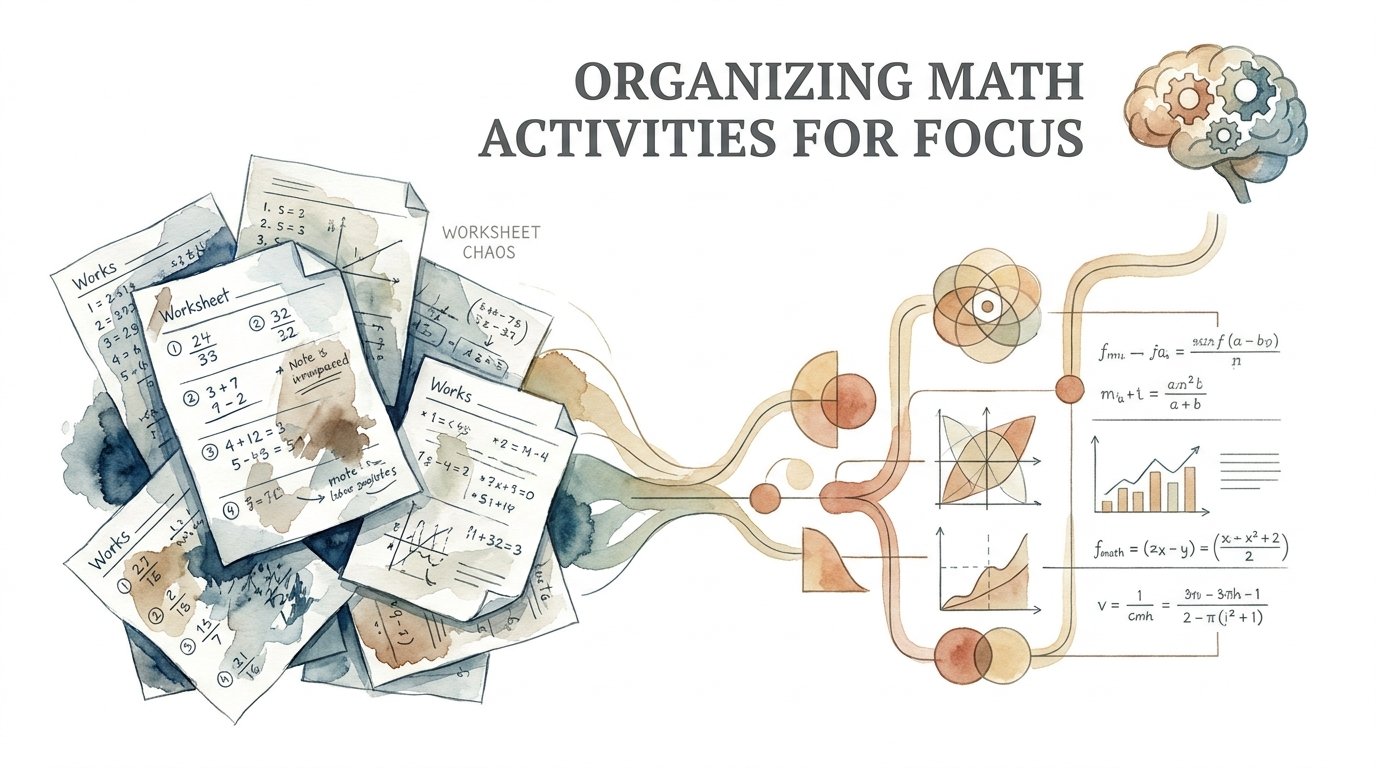 Organizing Math Activities For Focus