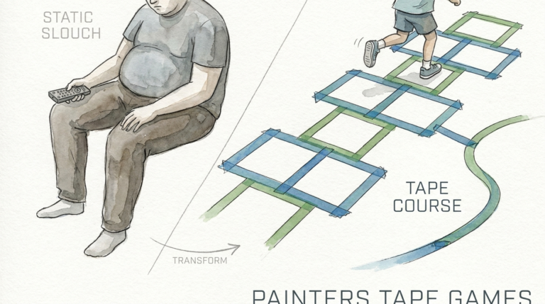Painters Tape Games For Kids Indoors