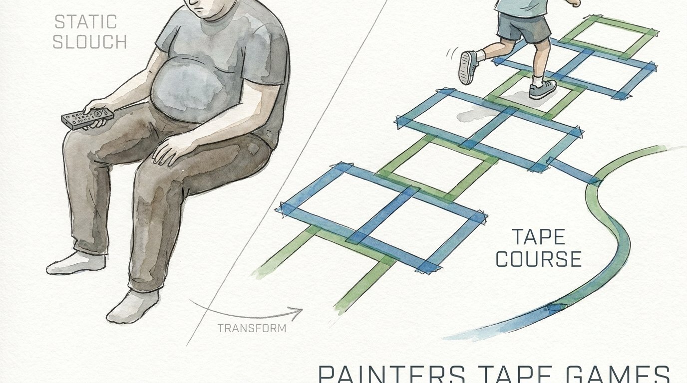 Painters Tape Games For Kids Indoors