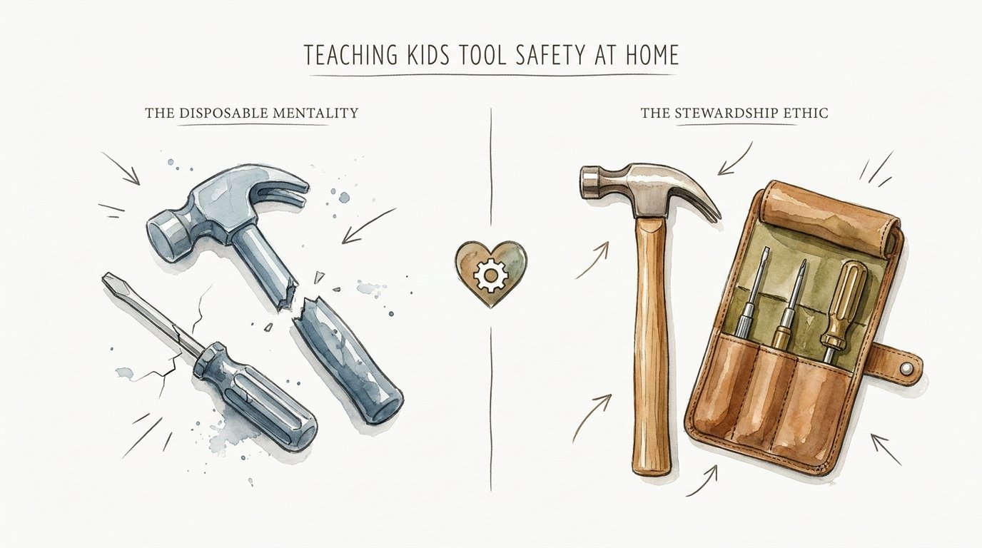 Teaching Kids Tool Safety At Home