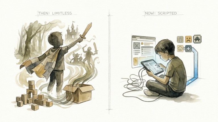 Traditional Dramatic Play Vs Electronic Toys