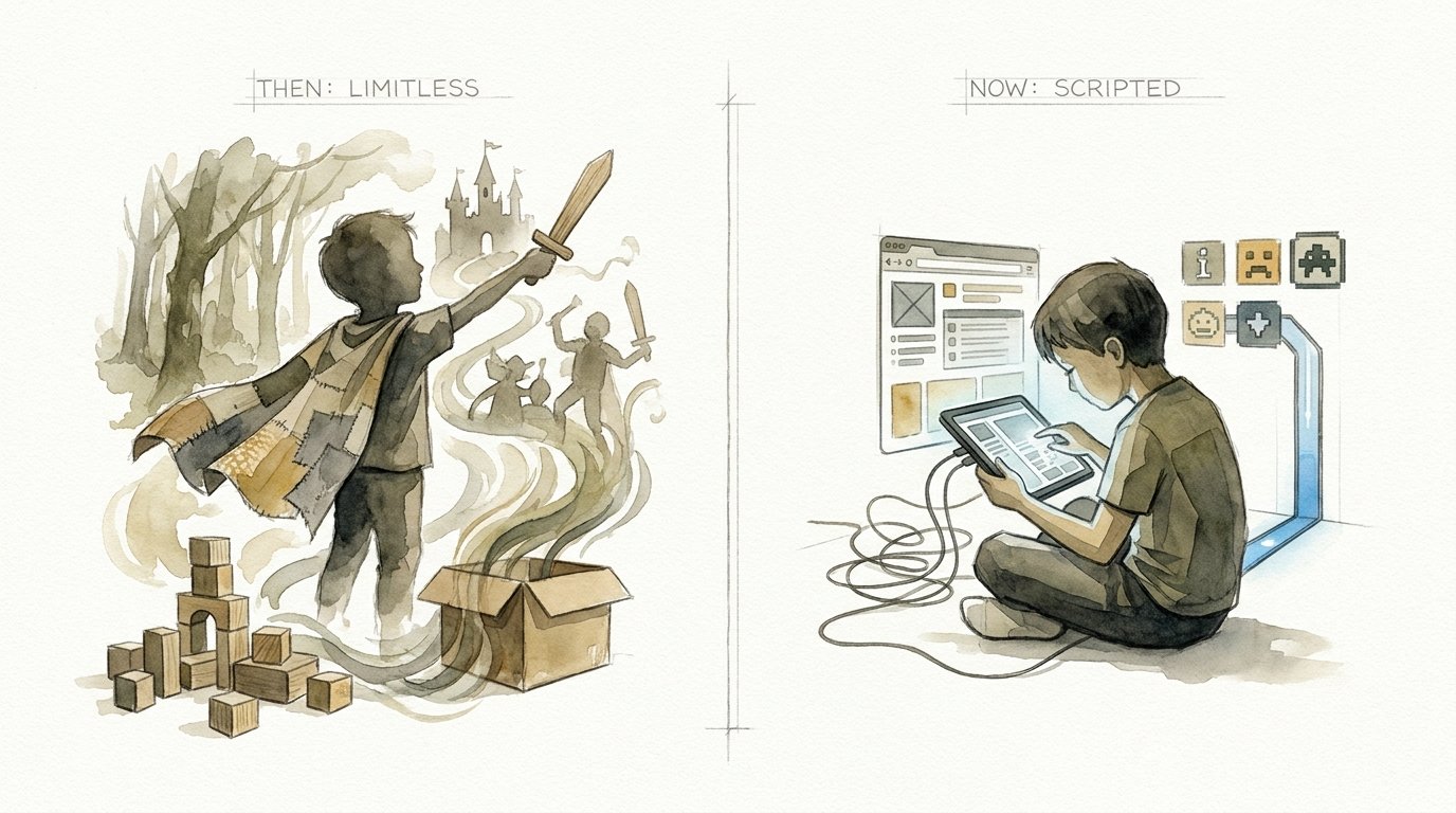 Traditional Dramatic Play Vs Electronic Toys