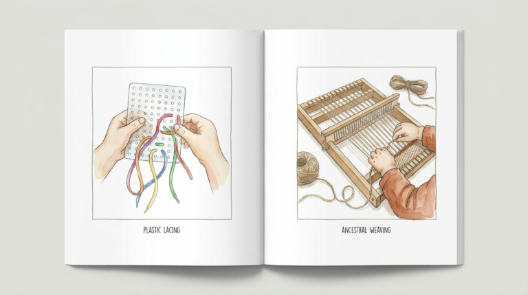 Traditional Weaving For Toddler Fine Motor Skills