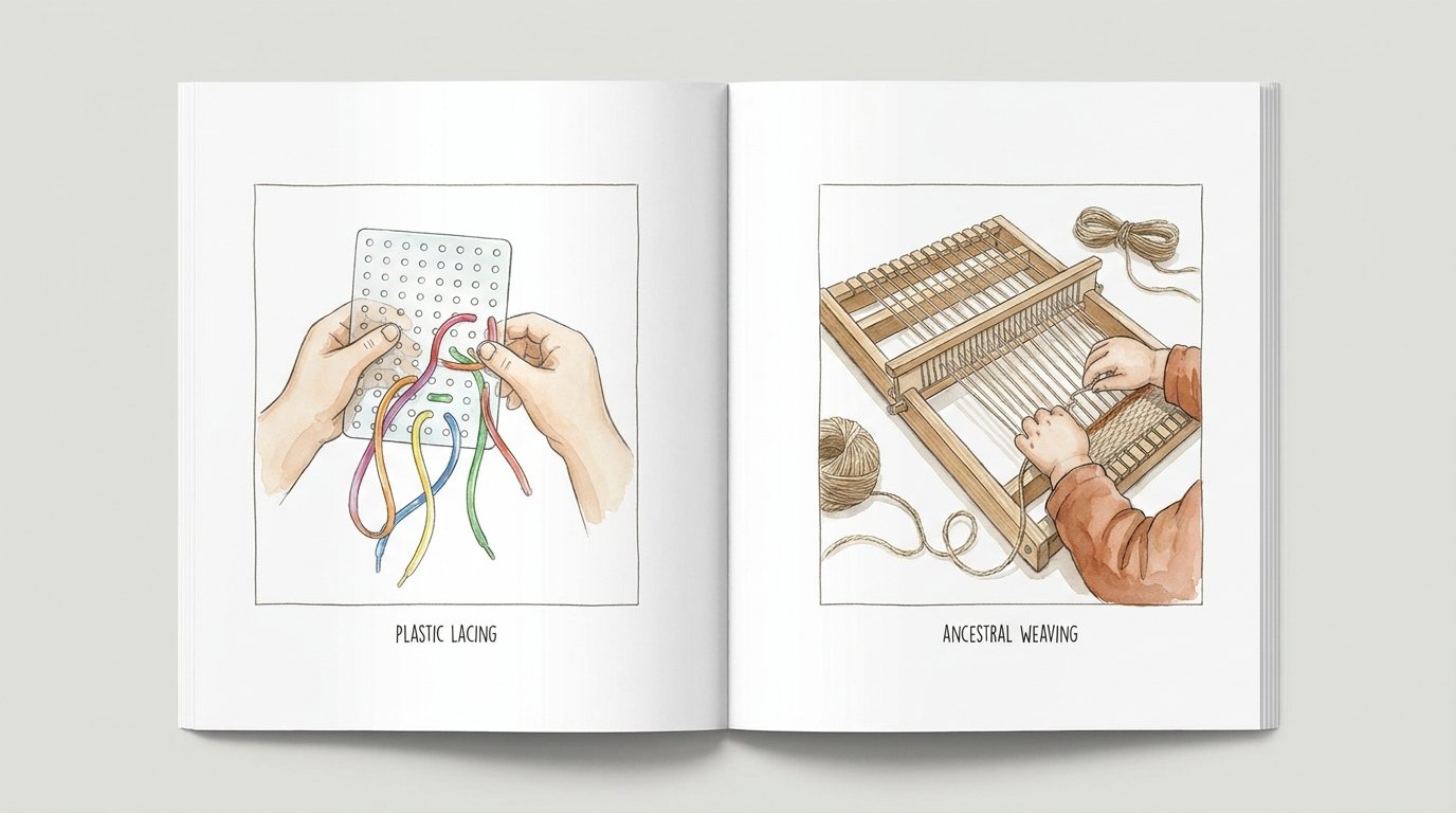 Traditional Weaving For Toddler Fine Motor Skills