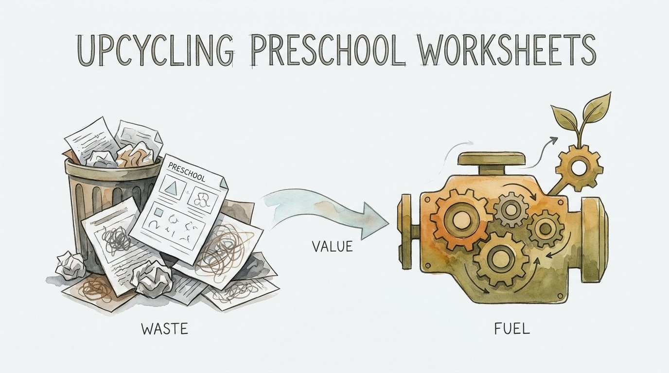 Upcycling Preschool Worksheets