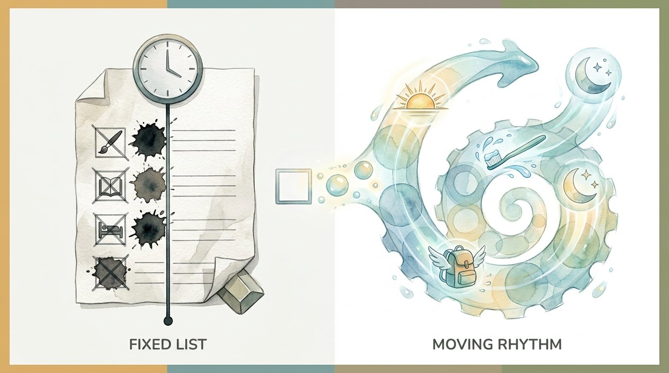 Visual Routine Charts For Kids Vs Paper Lists