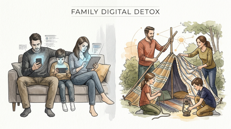 family digital detox