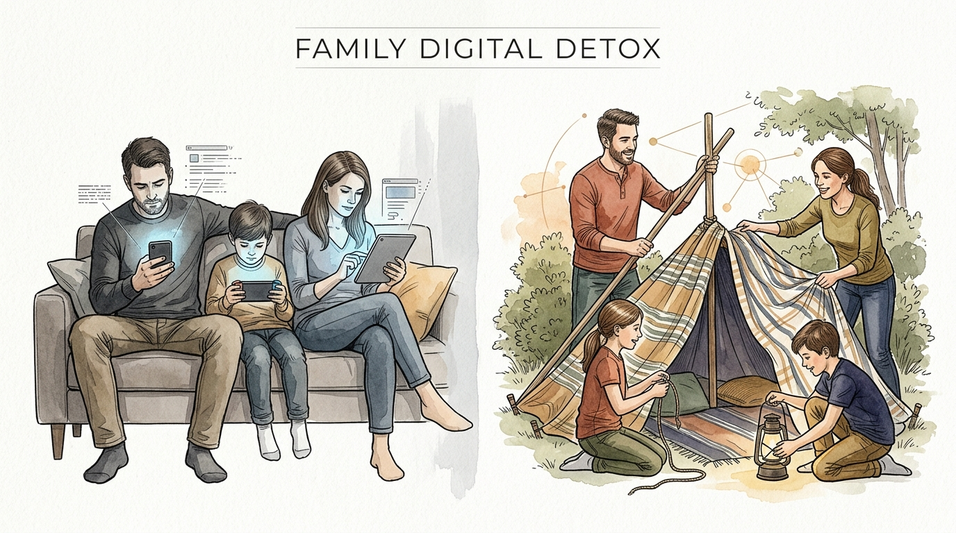family digital detox