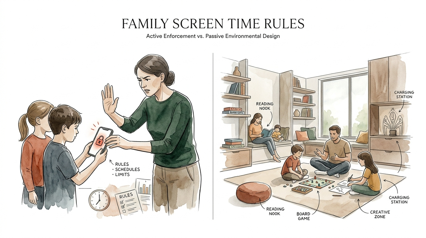 family screen time rules