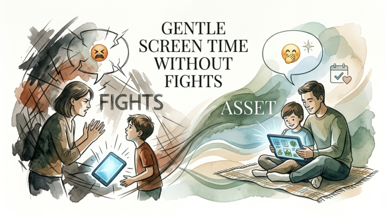 gentle screen time limits without fights