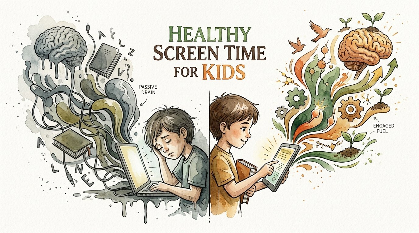healthy screen time for kids