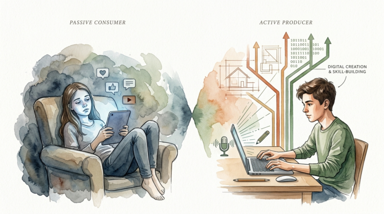 healthy screen time for teens
