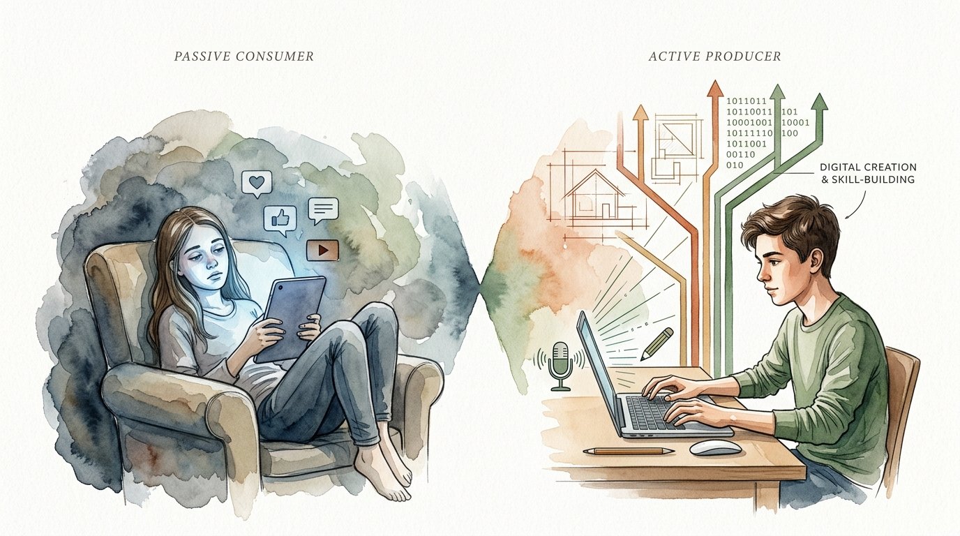 healthy screen time for teens