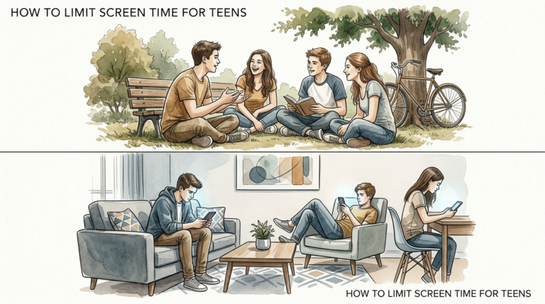 how to limit screen time for teens