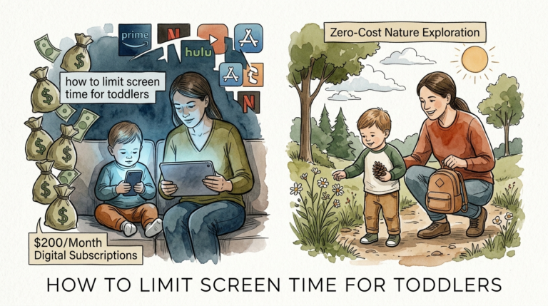 how to limit screen time for toddlers