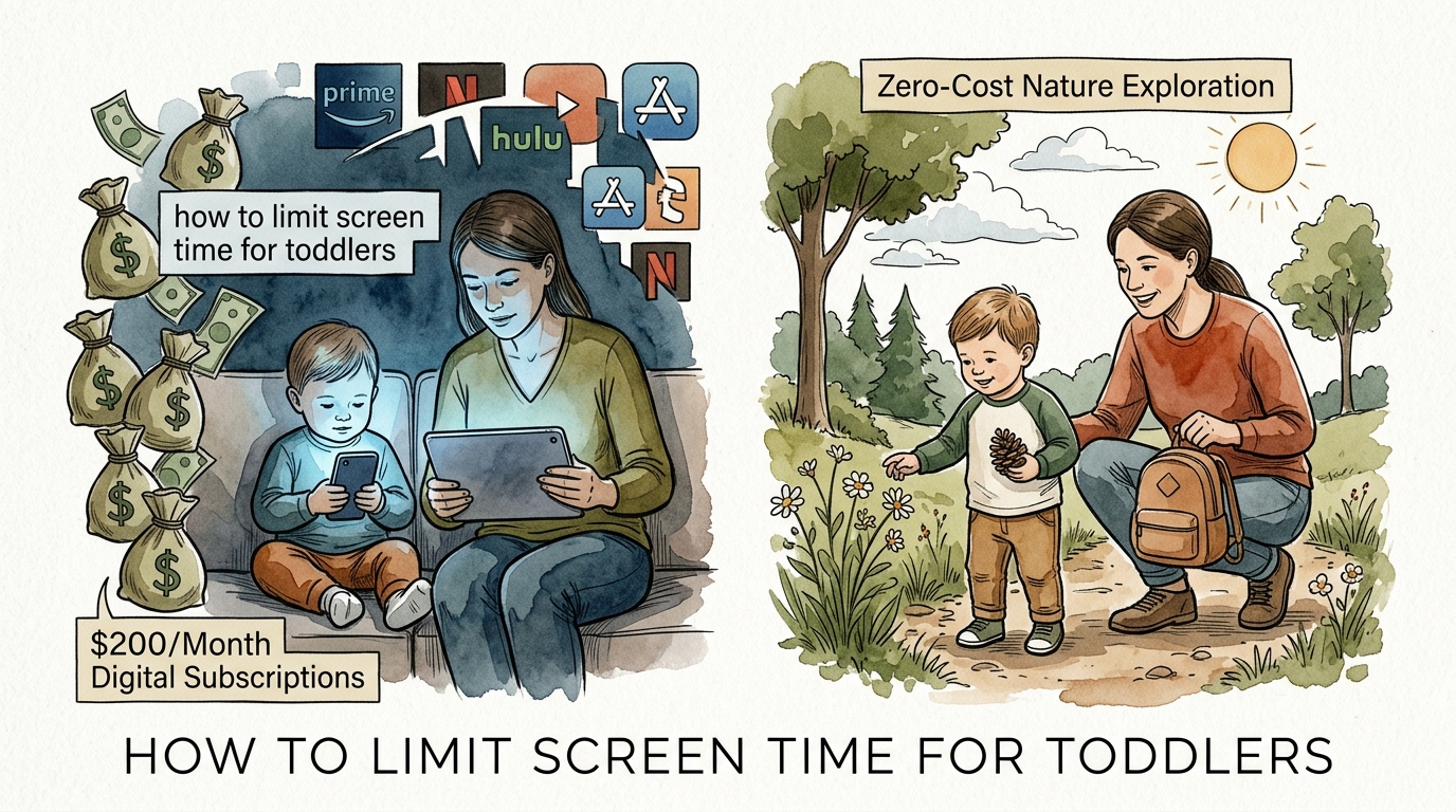 how to limit screen time for toddlers