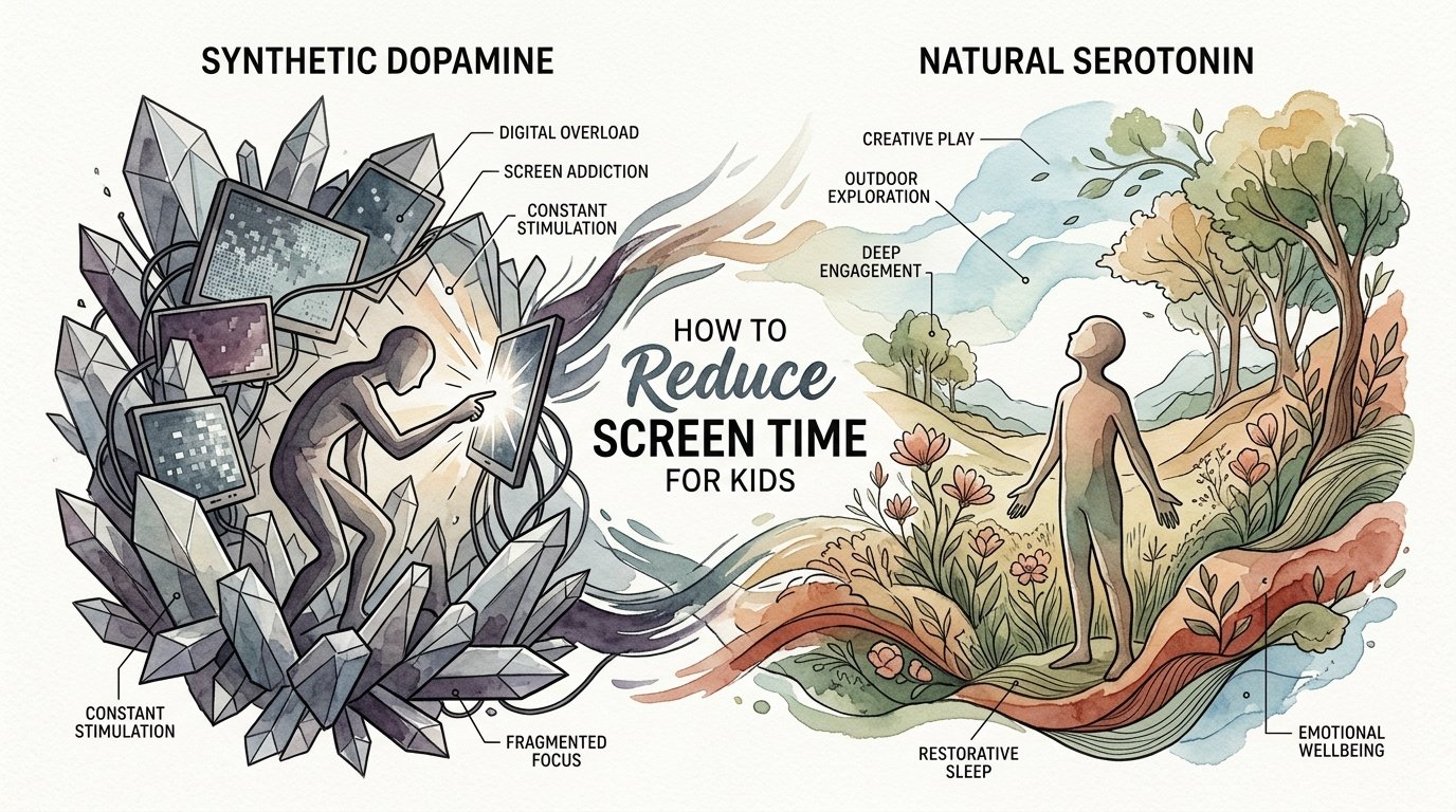 how to reduce screen time for kids