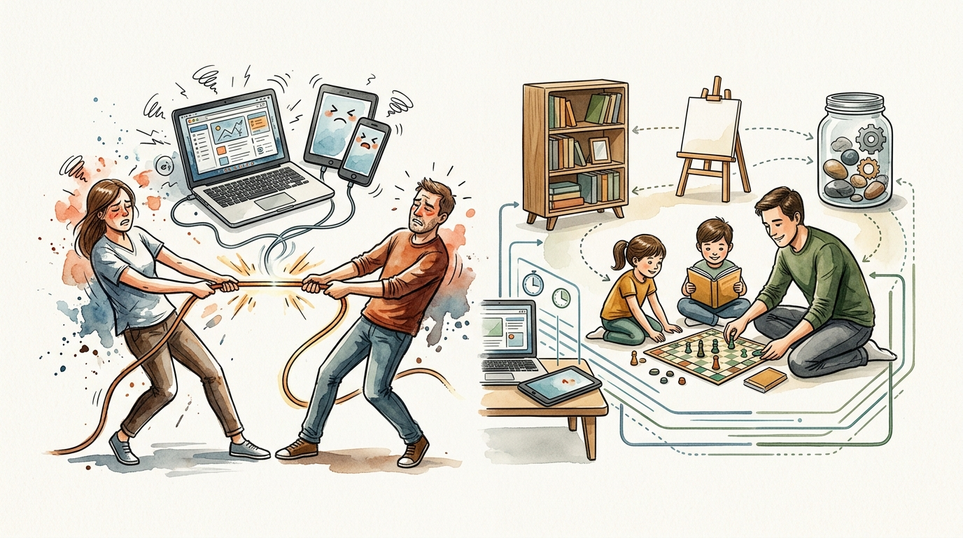 how to reduce screen time for kids