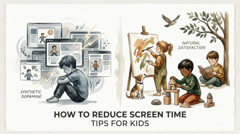 how to reduce screen time tips for kids