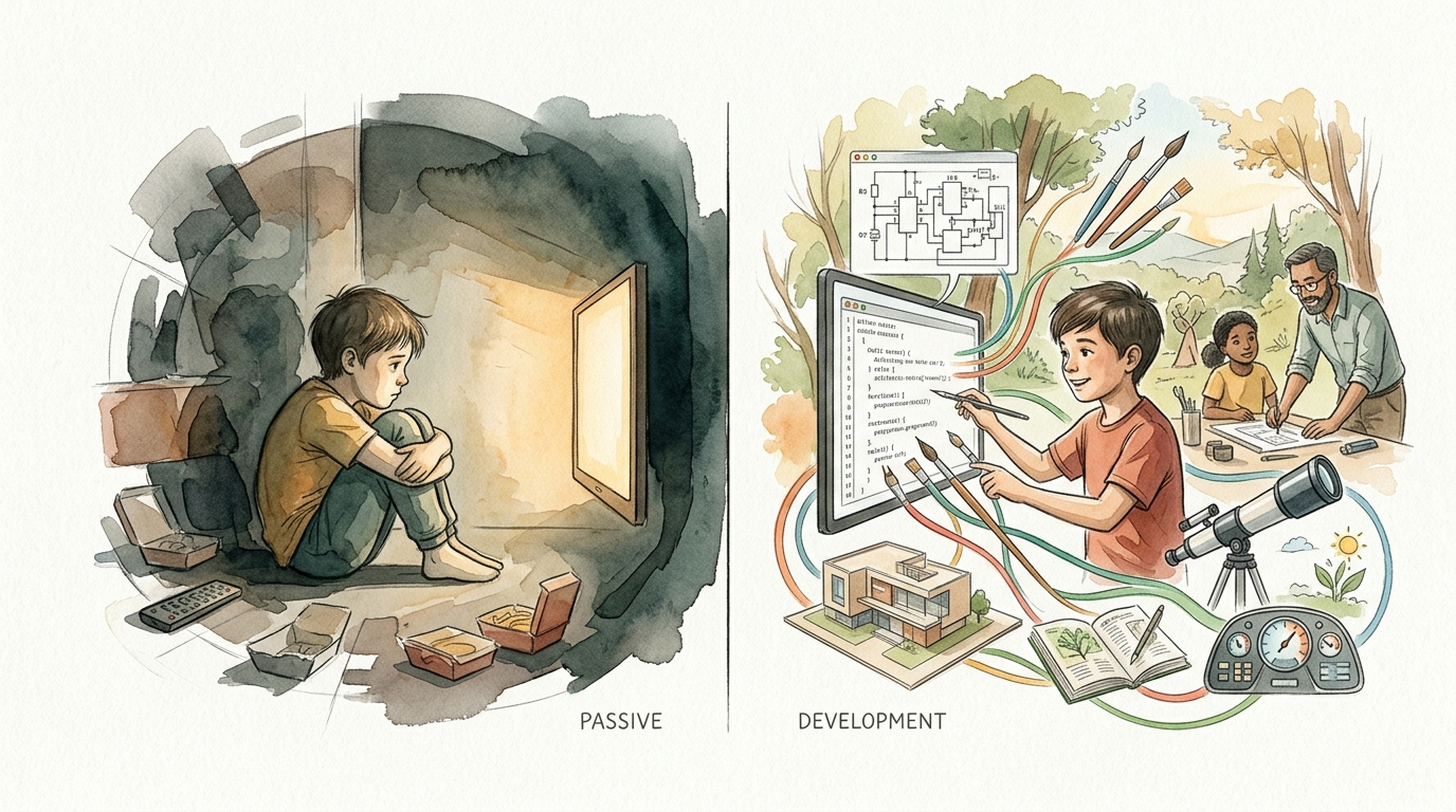 kids screen time poster