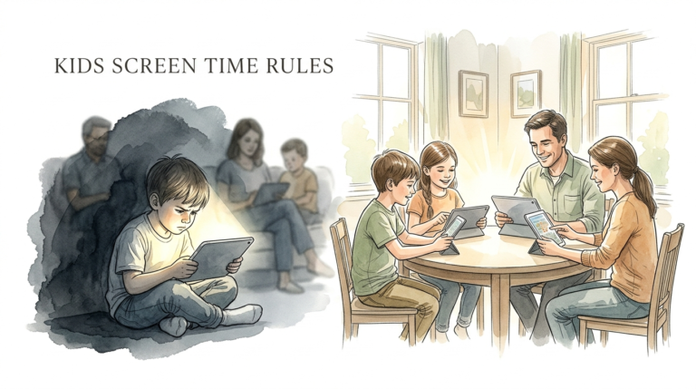 kids screen time rules