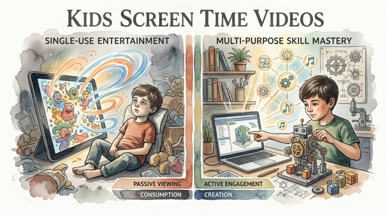 kids screen time videos