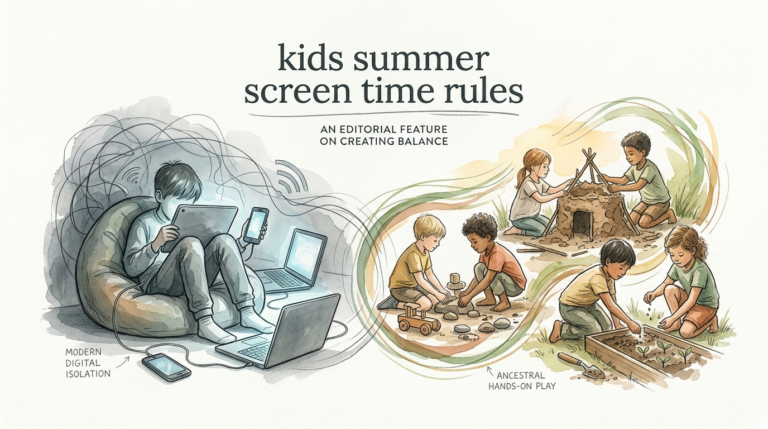 kids summer screen time rules
