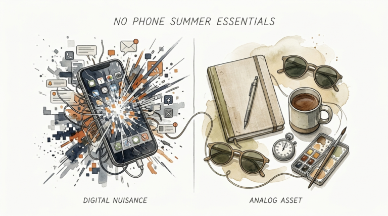no phone summer essentials