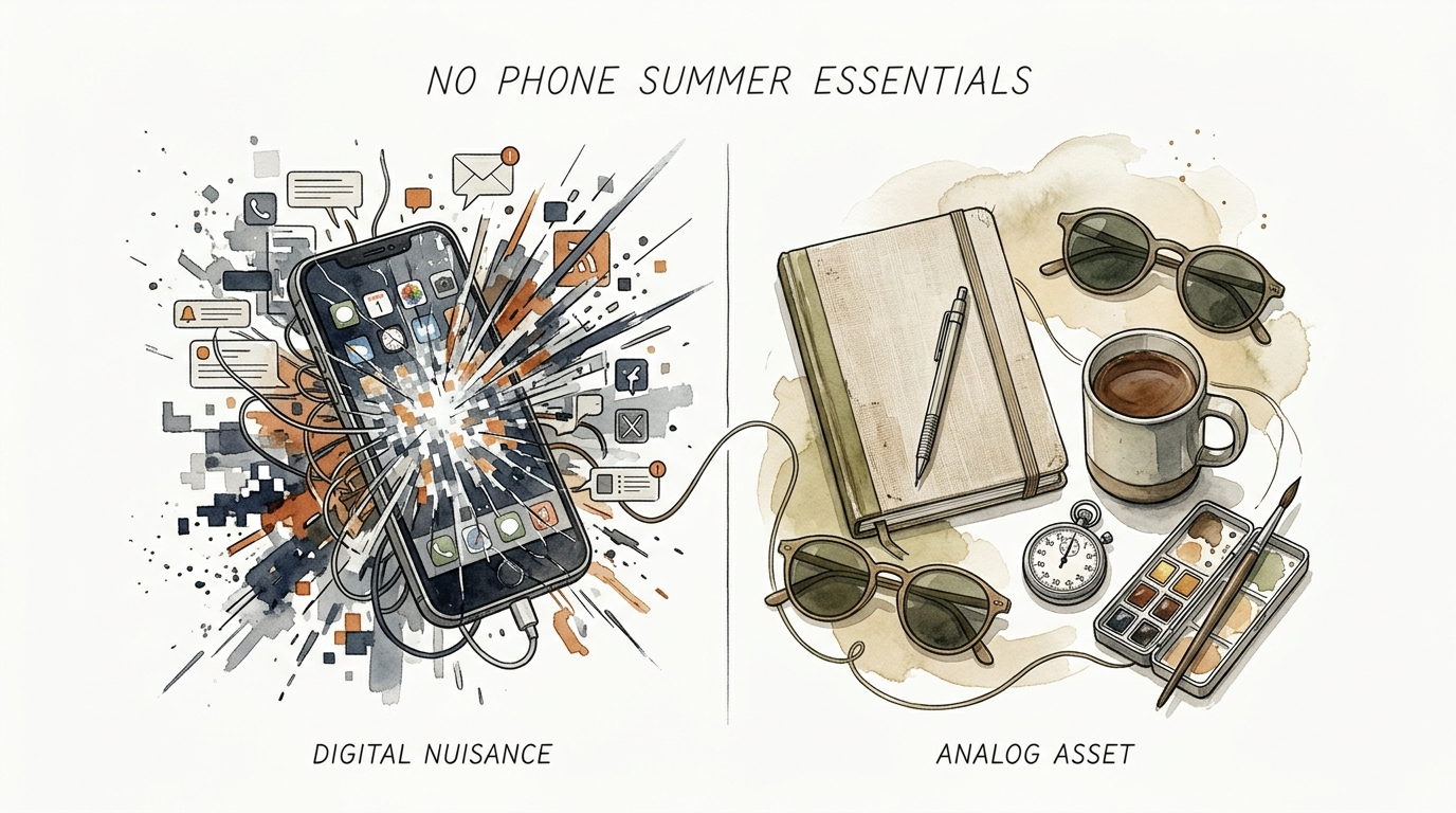 no phone summer essentials