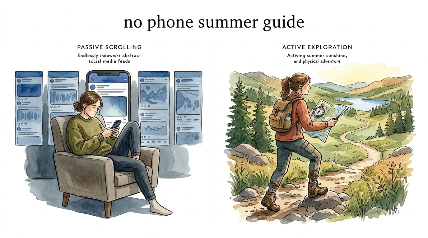 no phone summer guide