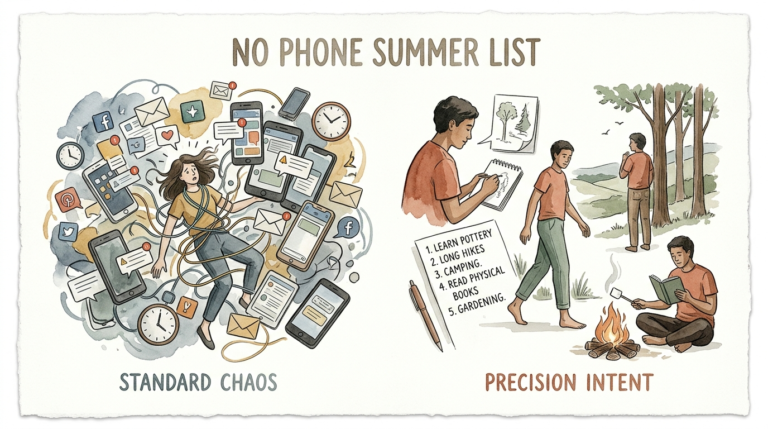 no phone summer list