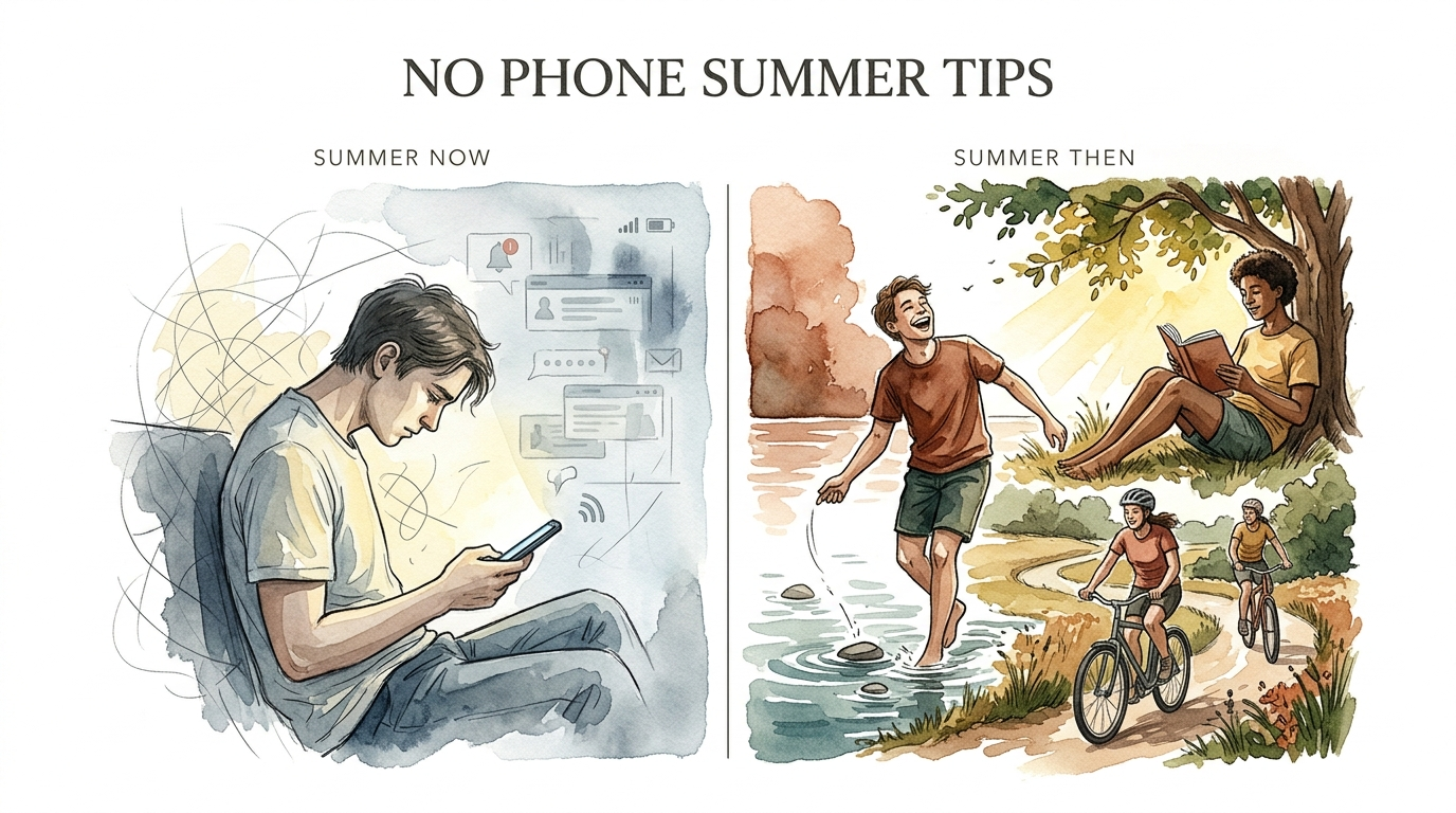 no phone summer tips