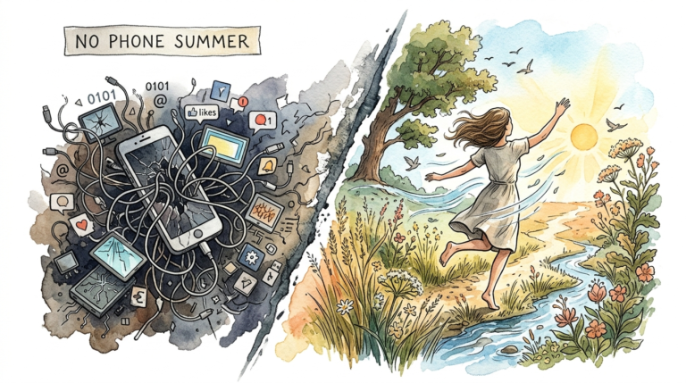 no phone summer