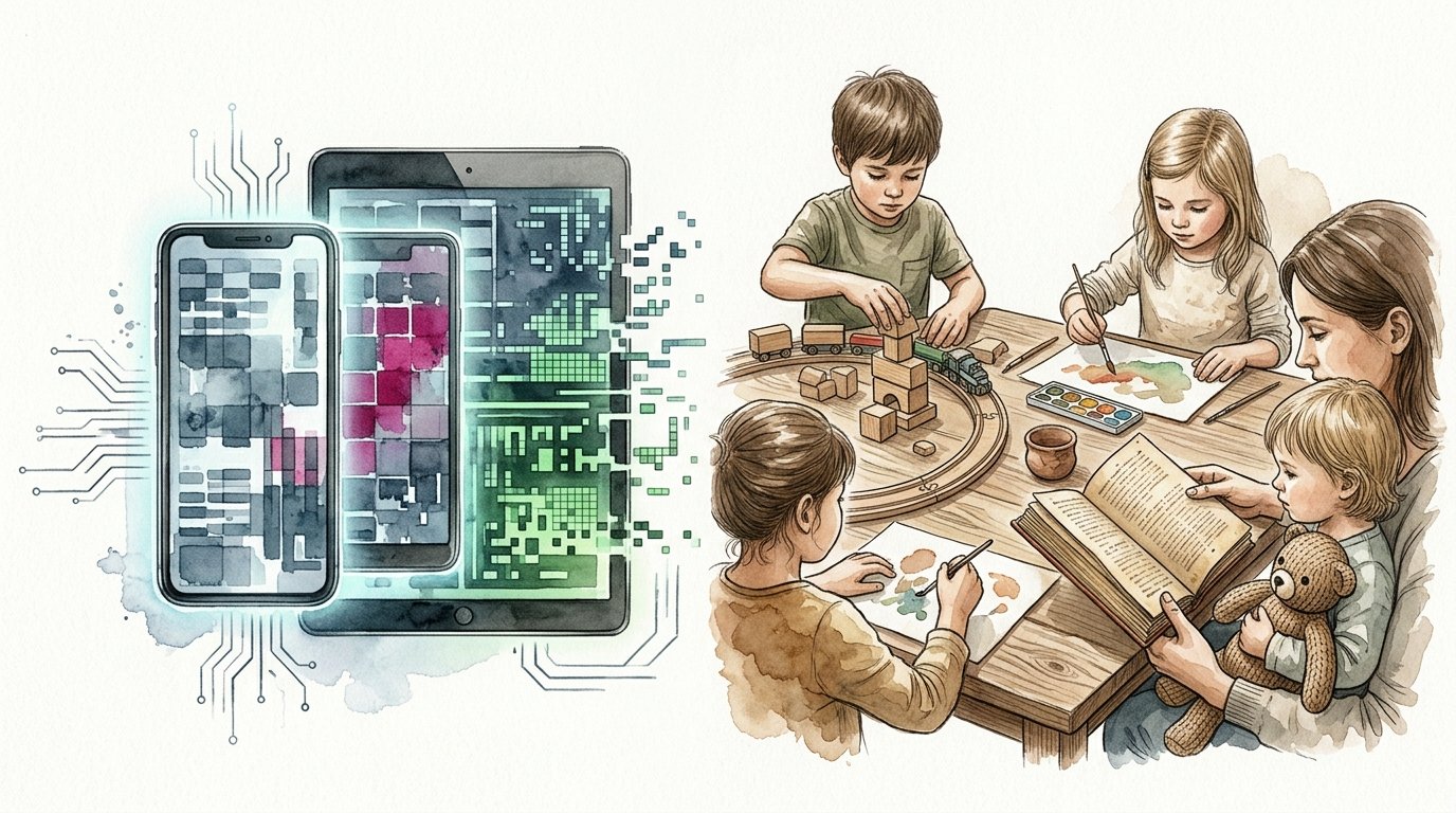 screen free evening activities kids